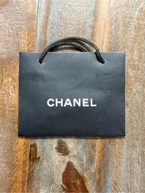 CHANEL Small Black Boutique Gift Bag NWOT